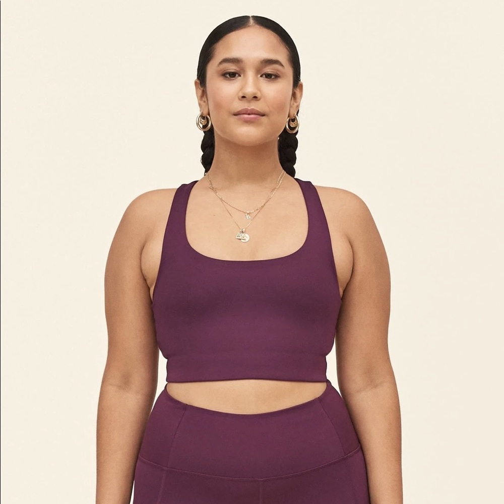 Girlfriend Collective Paloma Bra - Plum